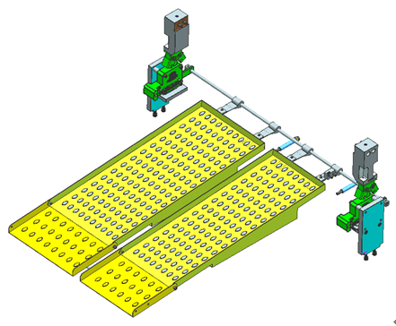 스탬핑 다이의 자동 스크랩 처리