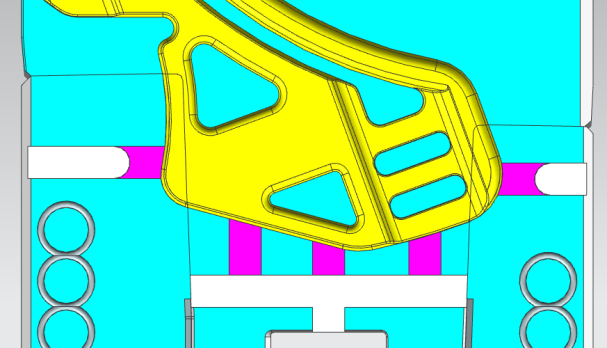 에어컨 수직금형 최적화 
